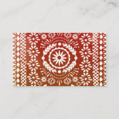 Mexicaanse stijl Gift Registry Kaart Visitekaartje (Achterkant)