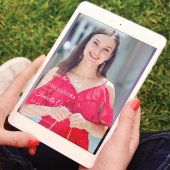 Mexicaanse Stijl Quinceañera Foto Save the date Aankondiging
