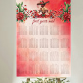 Mexicaanse stijl quinceañera zitkaart poster