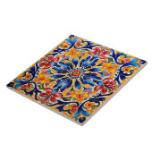 Mexicaanse stijl thema patroon tegeltje (Zijkant)