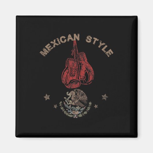Mexicaanse  stijlboxer magneet (Voorkant)