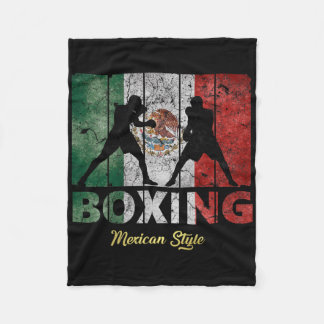Mexicaanse  stijlboxing fleece deken