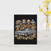 Mexicaanse Straatcultur Lowrider Latino Cinco De M Kaart (Gele Bloem)