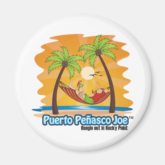 Mexicaanse Strand hangmat Magneet (Voorkant)