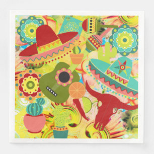 Mexicaanse Street Party Napkins Servet