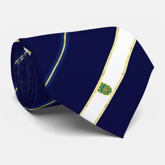 Mexicaanse strepenvlag stropdas (Opgerold)