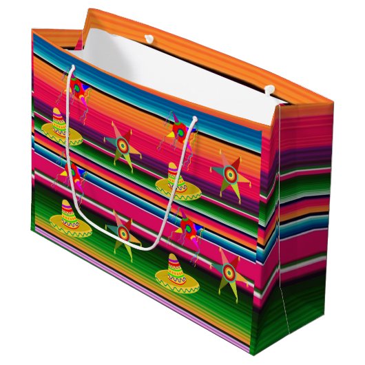 Mexicaanse strips voor tapes uit Mexico - Kerstmis Groot Cadeauzakje (Voorkant Gekanteld)