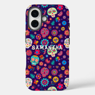 Mexicaanse Sugar Skulls Patroon iPhone / iPad case