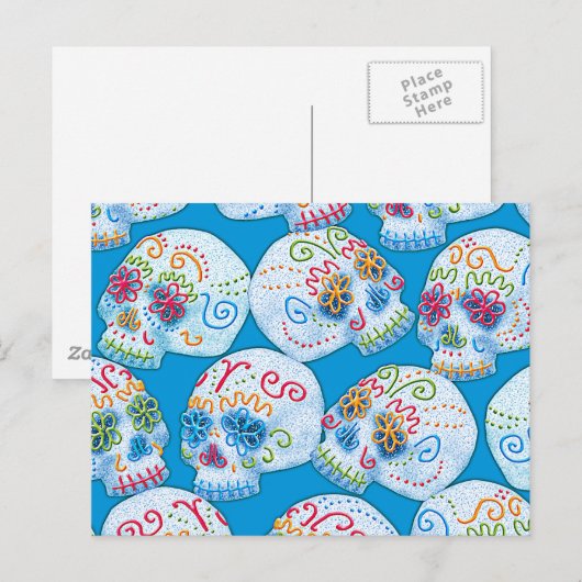 Mexicaanse suikerriet briefkaart (Voorkant / Achterkant)