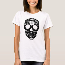 Mexicaanse suikerriet zwart en wit T-shirt