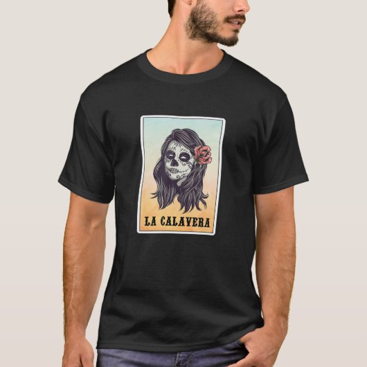  Mexicaanse Suikerschedel - La Calavera Mexican T-shirt (Voorkant)