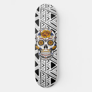 Mexicaanse suikerschedel persoonlijk skateboard