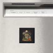 Mexicaanse Suikerschedel Tequila Sombrero Cinco De Magneet (Insitu (Vaatwasser))
