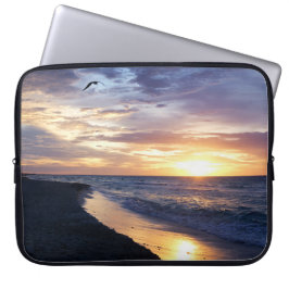 Mexicaanse Sunrise Beach Vibes Laptop Sleeve