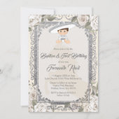 Mexicaanse Sylver Fiesta Boy doop en verjaardag Kaart (Voorkant)