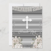 Mexicaanse Sylver Fiesta Boy doop en verjaardag Kaart (Achterkant)