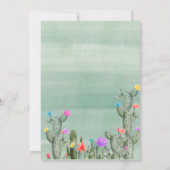 Mexicaanse Taco Bout Baby Baby shower Kaart (Achterkant)