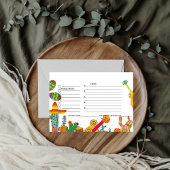 Mexicaanse taco bout bruidsborrel recept verzoek informatiekaartje