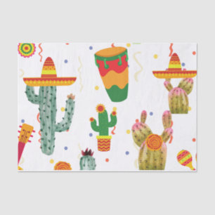 Mexicaanse Taco Bout Love Bruiloft Feest Favor Tissuepapier