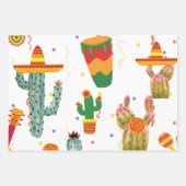 Mexicaanse Taco Bout Love Bruiloftsfeest Favor Inpakpapier Vel (Voorkant)