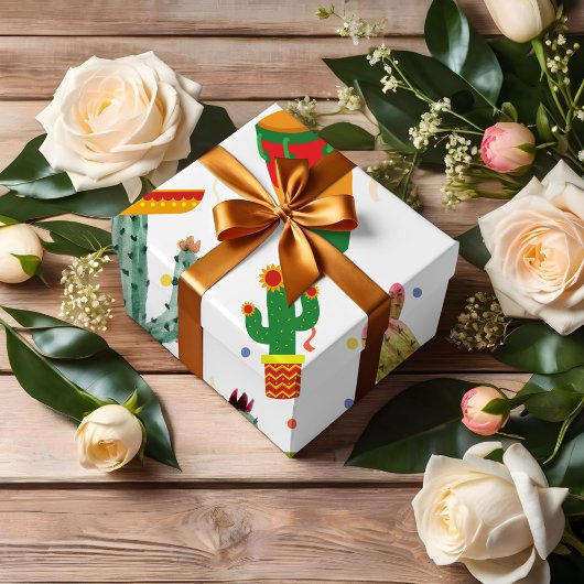 Mexicaanse Taco Bout Love Bruiloftsfeest Favor Inpakpapier Vel