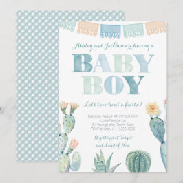 Mexicaanse Taco Feest Baby Shower voor Jongen Kaart