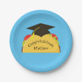 Mexicaanse Taco Fiesta Graduation Party Papieren Bordje (Voorkant)