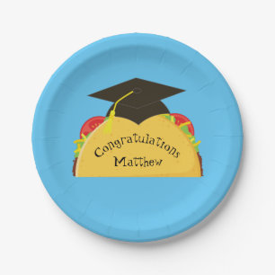 Mexicaanse Taco Fiesta Graduation Party Papieren Bordje