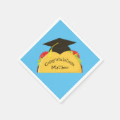 Mexicaanse Taco Fiesta Graduation Party Servet (Hoek)