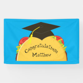Mexicaanse Taco Fiesta Graduation Party Spandoek