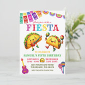Mexicaanse Taco Fiesta verjaardagsfeest Kaart (Staand voorkant)