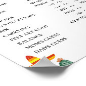 Mexicaanse Taco Oude WiVes Tales Baby shower Spel  Poster (Hoek)