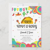 Mexicaanse Taco 'Over een Baby shower Kaart (Voorkant)
