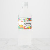 Mexicaanse Taco 'Over een Baby shower Waterfles Etiket (Voorkant)