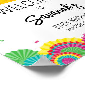 Mexicaanse Taco 'Over een Baby Welkom Poster (Hoek)