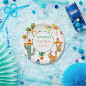 Mexicaanse Taco Over Liefde Bachelorette Party Fav Papieren Bordje (Feest)