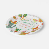 Mexicaanse Taco Over Liefde Bachelorette Party Fav Papieren Bordje (Gekanteld)