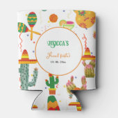 Mexicaanse Taco Over Liefde Vrijgezellenfeest Part Blikjeskoeler (Achterkant)