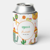 Mexicaanse Taco Over Liefde Vrijgezellenfeest Part Blikjeskoeler (Blikje Achterkant)