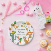 Mexicaanse Taco Over Liefde Vrijgezellenfeest Part Papieren Bordje (Feest)