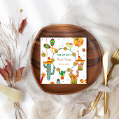 Mexicaanse Taco Over Liefde Vrijgezellenfeest Part Servet