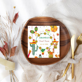 Mexicaanse Taco Over Liefde Vrijgezellenfeest Part Servet