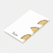 Mexicaanse Taco Restaurant Food Post-it Notes (Schuin)