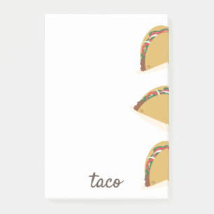 Mexicaanse Taco Restaurant Food Post-it Notes