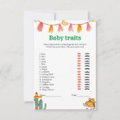 Mexicaanse Tacos baby trait baby shower spel Kaart (Voorkant)