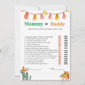 Mexicaanse Tacos baby trait baby shower spel Kaart (Voorkant)