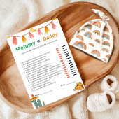 Mexicaanse Tacos baby trait baby shower spel Kaart