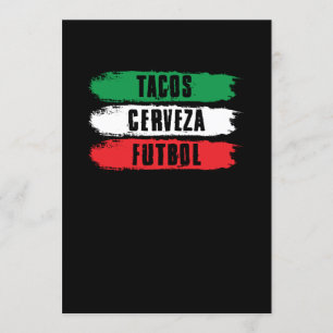 Mexicaanse Tacos Cerveza Futbol Mexico Pride Kaart