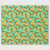 Mexicaanse tacos eten patroon verjaardag cadeaupapier (Vlak)