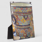 Mexicaanse Talavera-achtige aardewerk Fotoplaat (Zijkant)